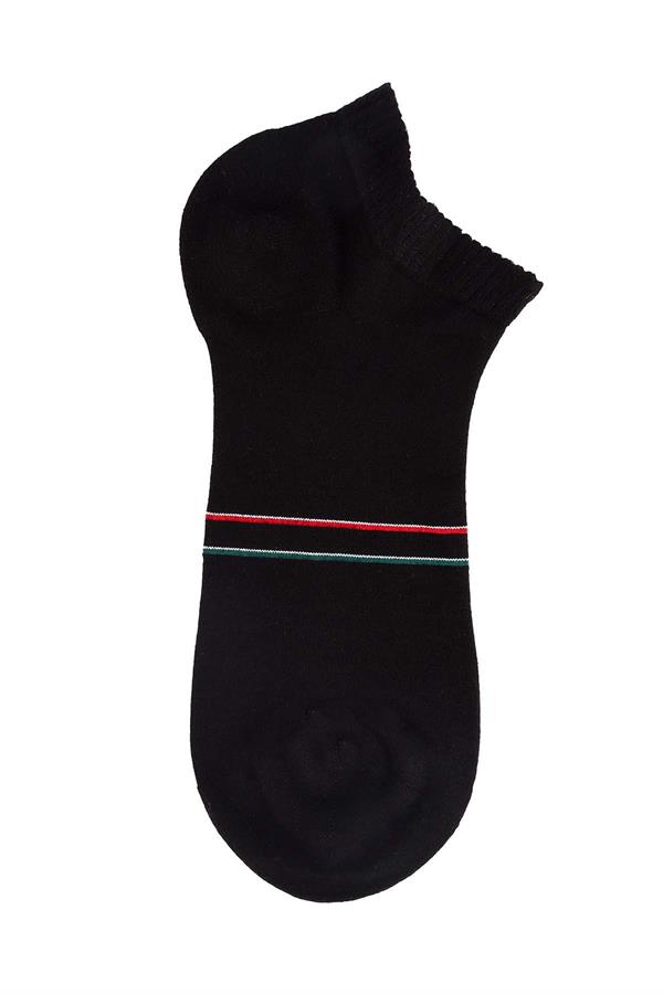 Erkek 12li Bambu Patik Çorap 6764 SİYAH  JBR6764.0000012