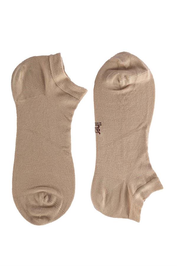 Erkek 12li Bambu Patik Çorap 6750 Bej  JBR6750.0012