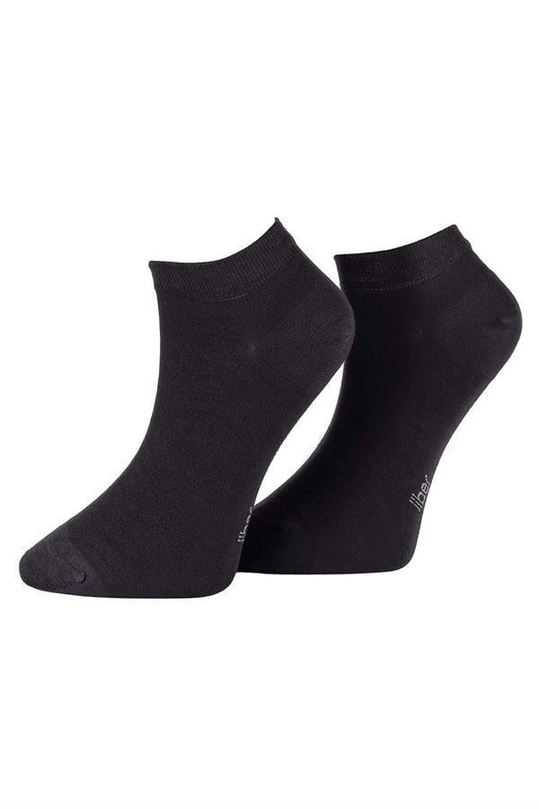 Erkek 12li Bambu Patik Çorap 6750 Füme  JBR6750.0012