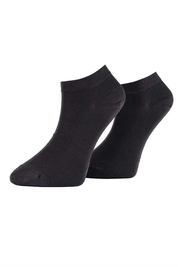 Erkek 12li Modal Patik Çorap 6100 Füme  JBR6100.0012