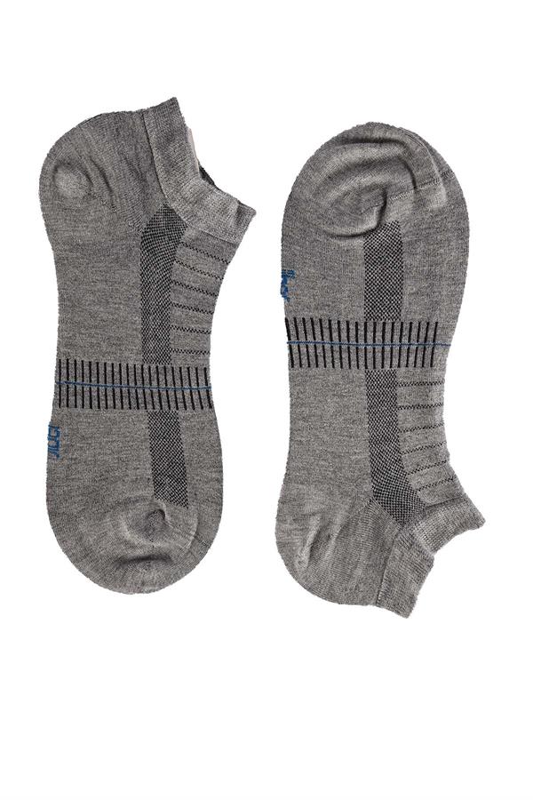 Erkek 12li Bambu Patik Çorap 6760 GRİMELANJ  JBR6760.0000012