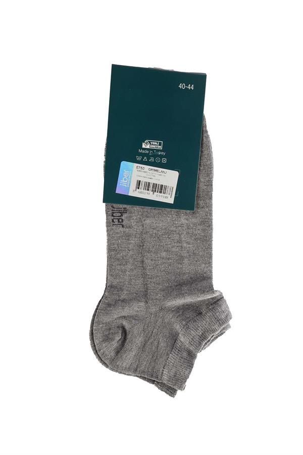 Erkek 12li Bambu Patik Çorap 6750 GRİMELANJ  JBR6750.0012