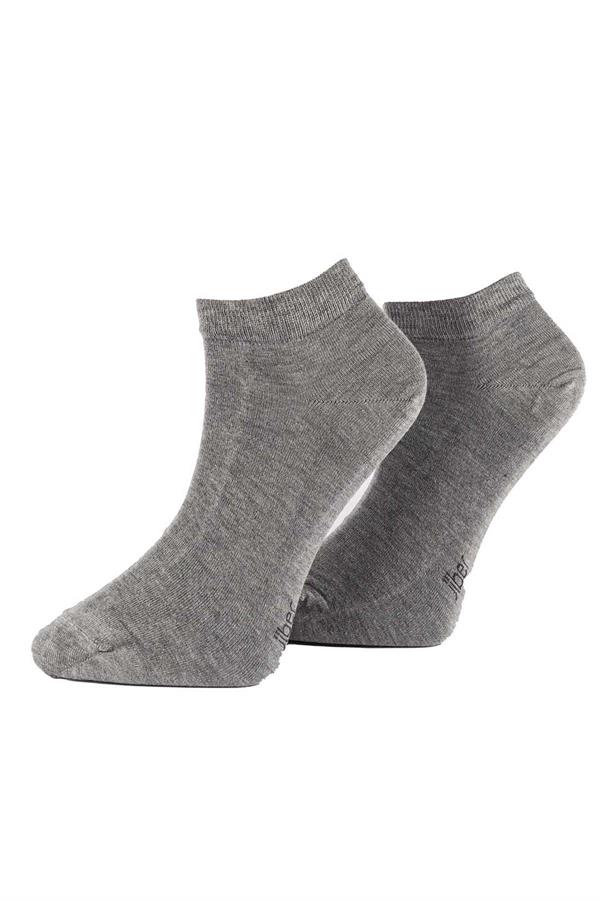 Erkek 12li Bambu Patik Çorap 6750 GRİMELANJ  JBR6750.0012