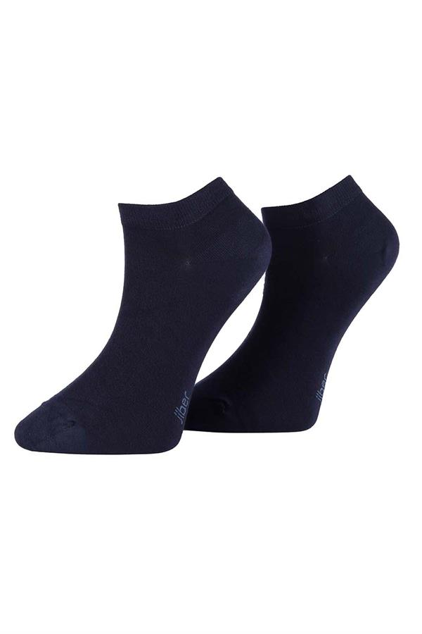 Erkek 12li Bambu Patik Çorap 6750 Lacivert  JBR6750.0012