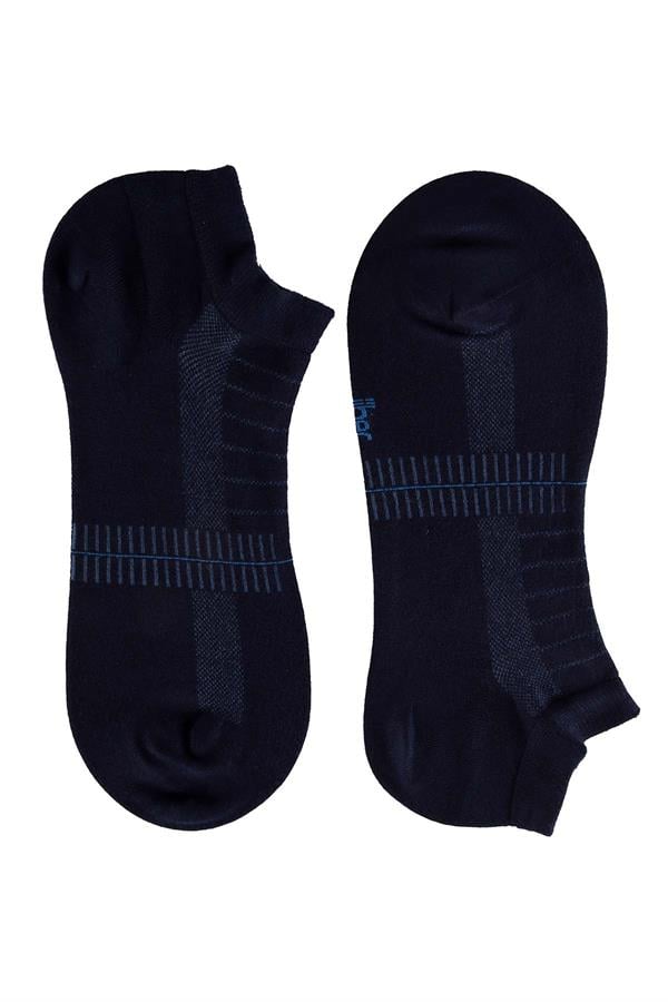 Erkek 12li Bambu Patik Çorap 6760 Lacivert  JBR6760.0000012