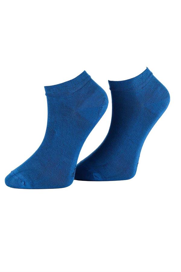 Erkek 12li Bambu Patik Çorap 6750 Saks Mavisi  JBR6750.0012