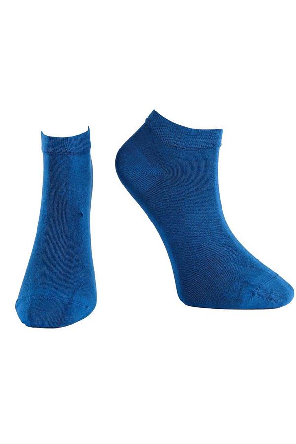 Erkek 12li Bambu Patik Çorap 6750 Saks Mavisi  JBR6750.0012