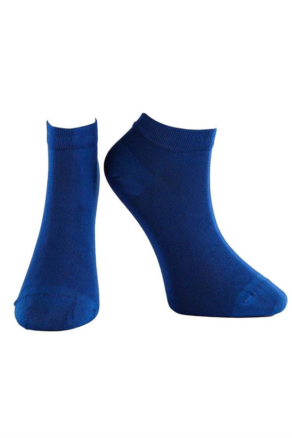 Erkek 12li Modal Patik Çorap 6100 Saks Mavisi  JBR6100.0012