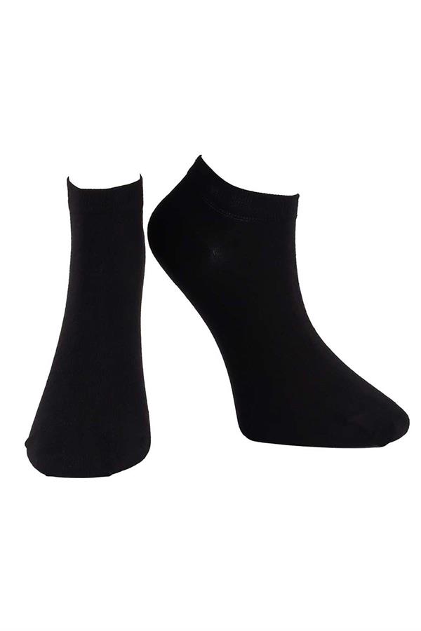 Erkek 12li Modal Patik Çorap 6100 SİYAH  JBR6100.0012