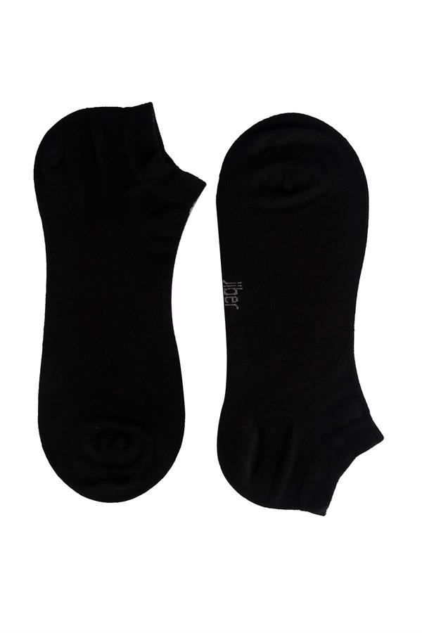 Erkek 12li Modal Patik Çorap 6100 SİYAH  JBR6100.0012
