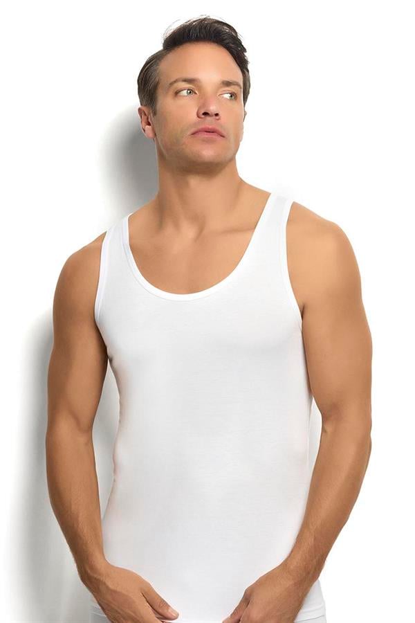 Erkek 2li Bambu Atlet 281 BEYAZ  JBR281.0000001