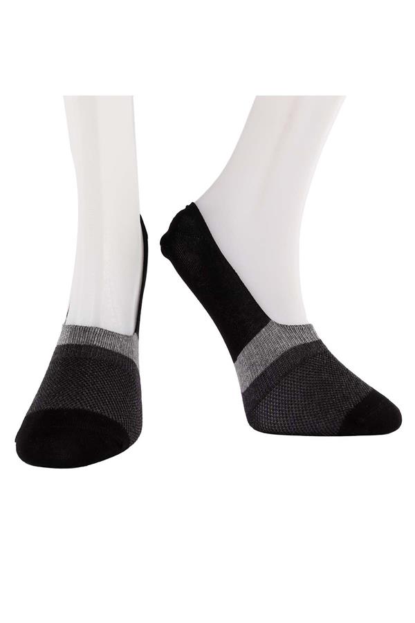 Erkek 3lü Babet Çorap Karışık Renkler 7116