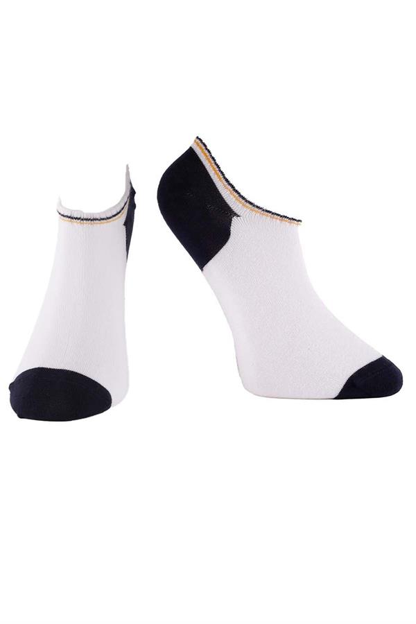 Erkek 3lü Sneaker Çorap Karışık Renkler 7707