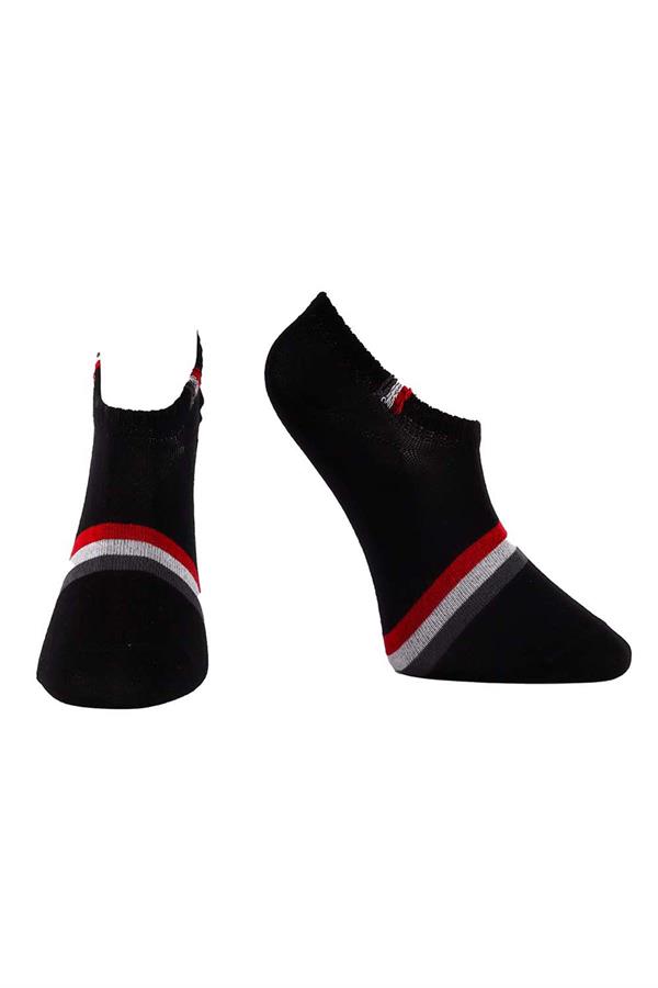 Erkek 4lü Sneaker Çorap Karışık Renkler 7704