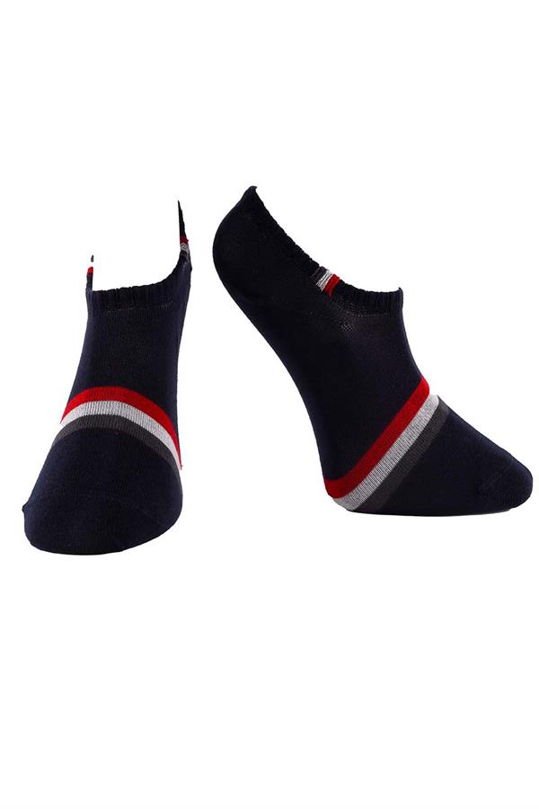 Erkek 4lü Sneaker Çorap Karışık Renkler 7704