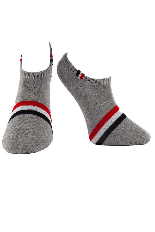 Erkek 4lü Sneaker Çorap Karışık Renkler 7704