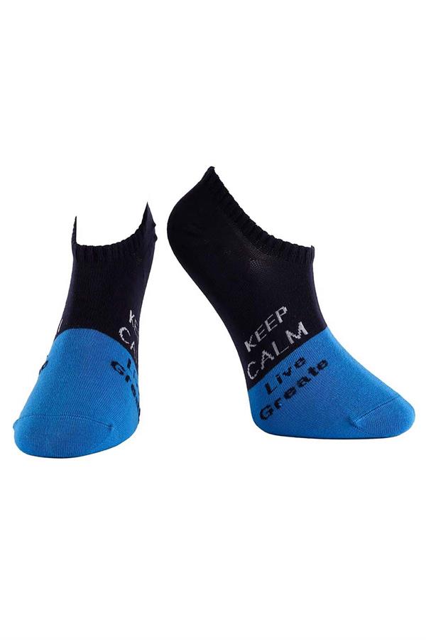 Erkek 4lü Sneaker Çorap Karışık Renkler 7706