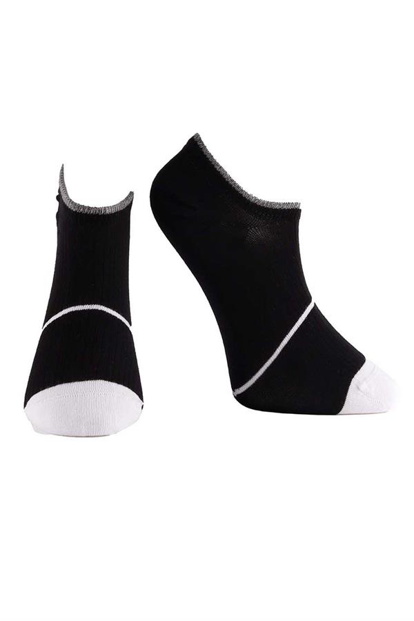 Erkek 4lü Sneaker Çorap Karışık Renkler 7710