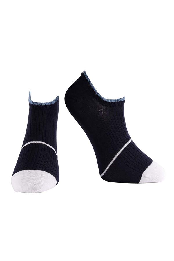 Erkek 4lü Sneaker Çorap Karışık Renkler 7710
