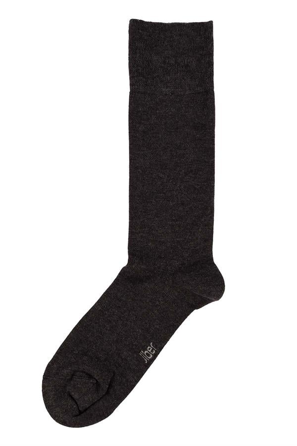 Erkek 6lı Likralı Modal Uzun Çorap 5200 Antrasit  JBR5200.006