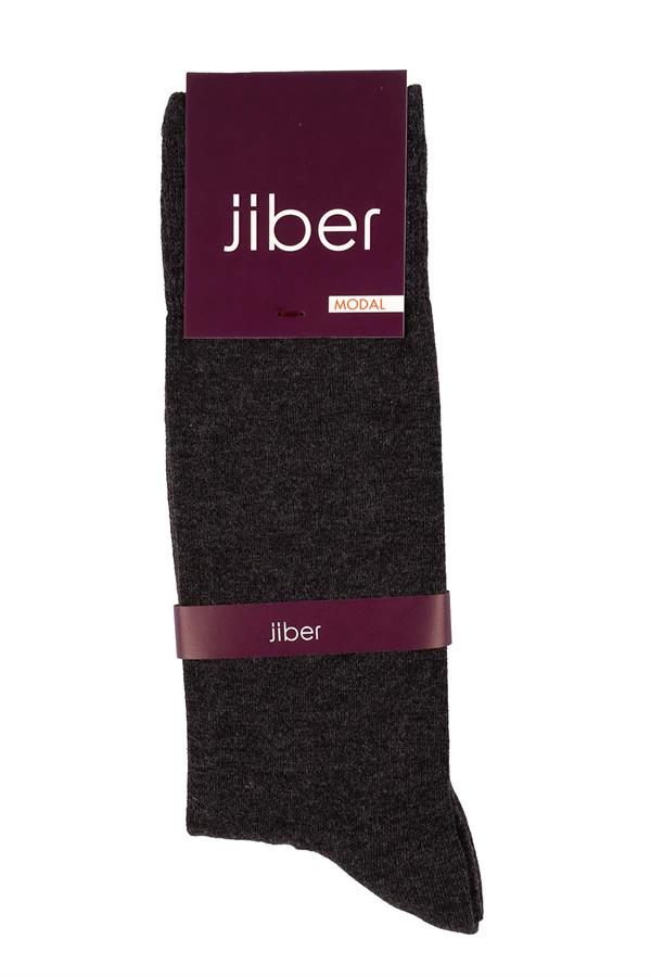 Erkek 6lı Likralı Modal Uzun Çorap 5200 Antrasit  JBR5200.006