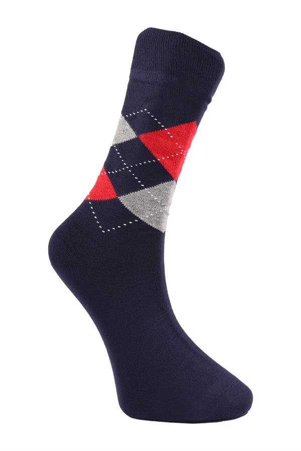 Erkek 6lı Asorti Bambu Likralı Soket Çorap 5622 Asorti  JBR5622.000001