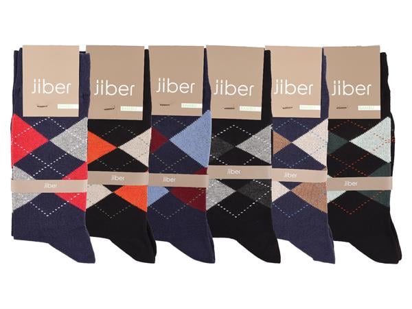 Erkek 6'lı Asorti Bambu Likralı Soket Çorap 5622