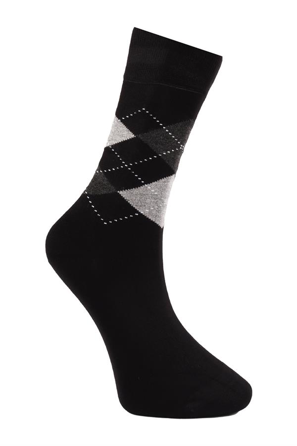 Erkek 6lı Asorti Bambu Likralı Soket Çorap 5622 Asorti  JBR5622.000001