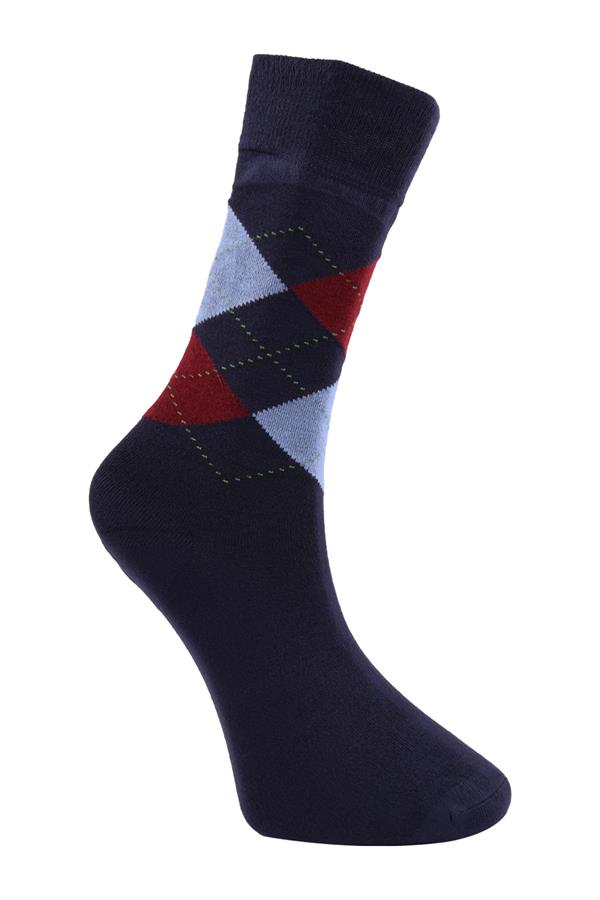 Erkek 6lı Asorti Bambu Likralı Soket Çorap 5622 Asorti  JBR5622.000001