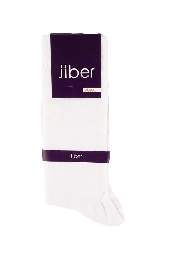 Erkek 6lı Modal Uzun Çorap 5100 BEYAZ  JBR5100.006