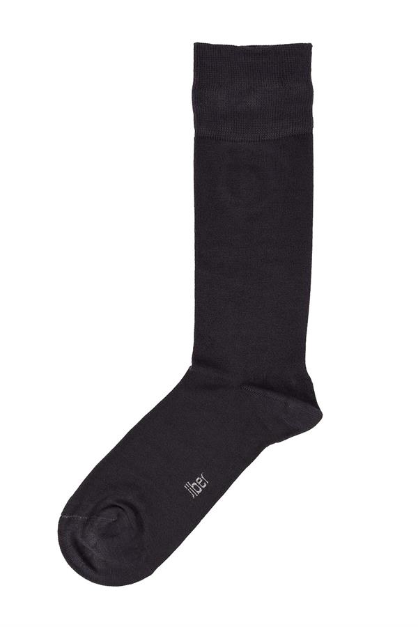 Erkek 6lı Likralı Bambu Uzun Çorap 5600 Füme  JBR5600.006