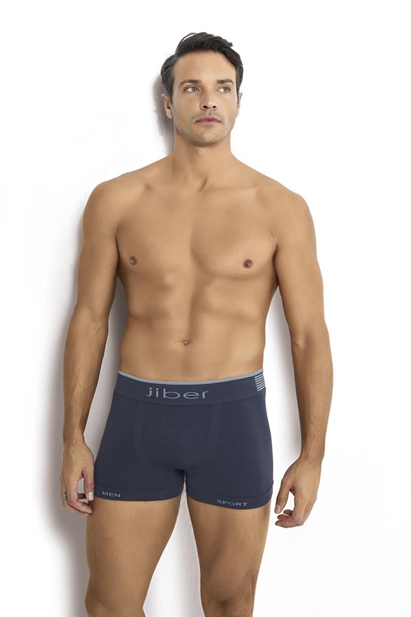 Erkek 6lı Füme Mikrofiber Dikişsiz Boxer 276