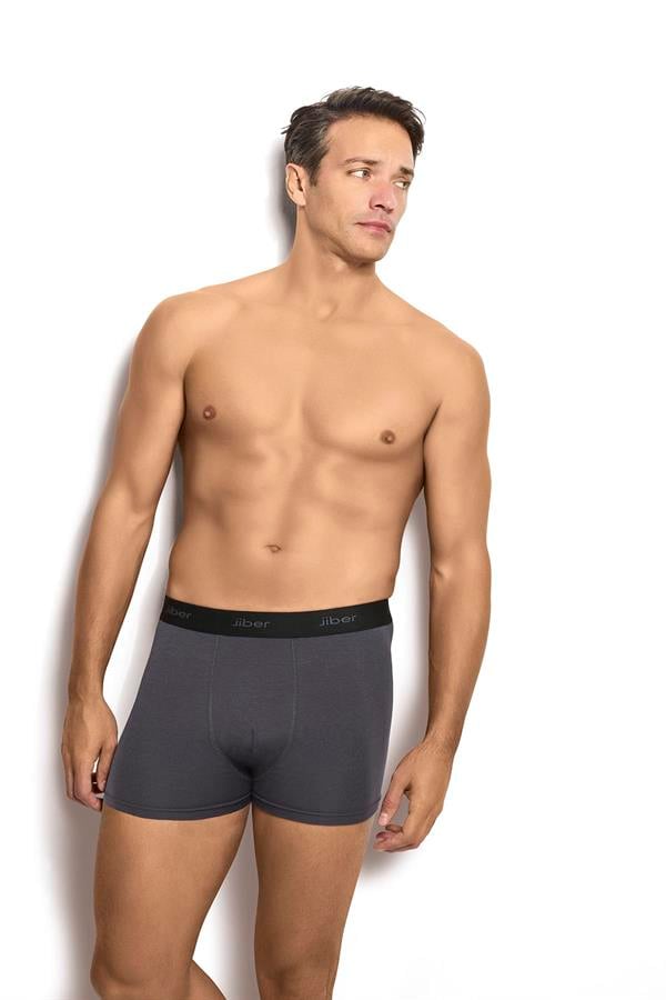 Erkek 6lı Modal Pamuklu Boxer 321 Füme  JBR0321.006