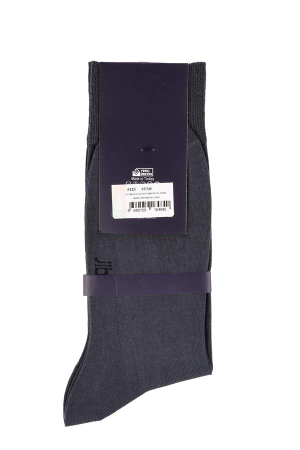 Erkek 6lı Soket Modal Çorap 5125 Füme  JBR5125.000006