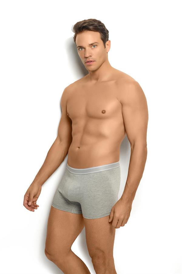 Erkek 6lı Likralı Boxer 277 GRİMELANJ  JBR277.0000006