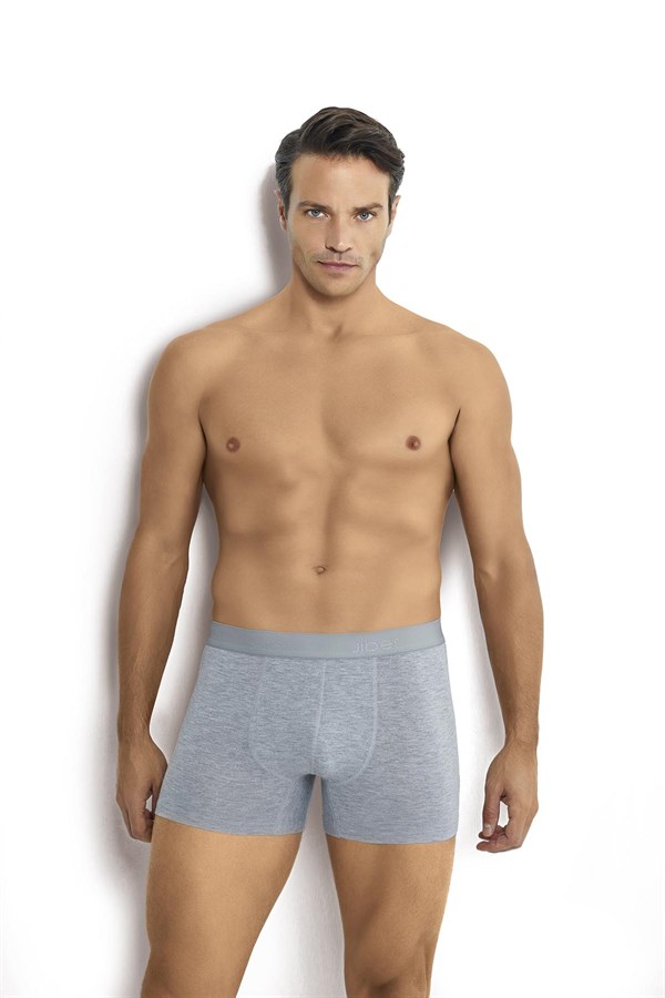Erkek 6lı Grimelanj Viskoz Likralı Boxer