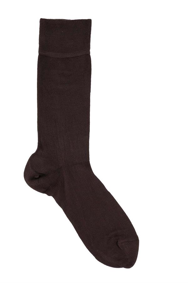 Erkek 6lı Modal Uzun Çorap 5100 Kahverengi  JBR5100.006