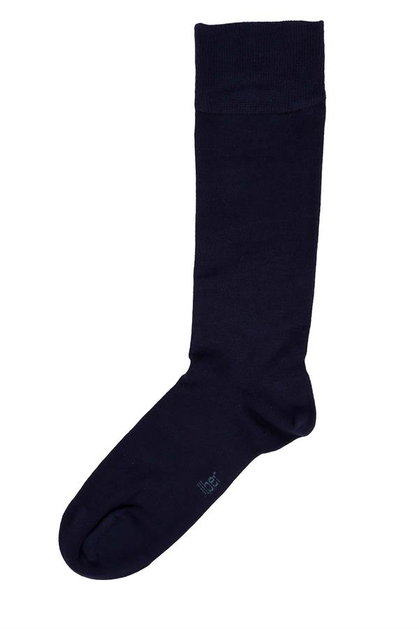 Erkek 6lı Likralı Bambu Uzun Çorap 5600 Lacivert  JBR5600.006