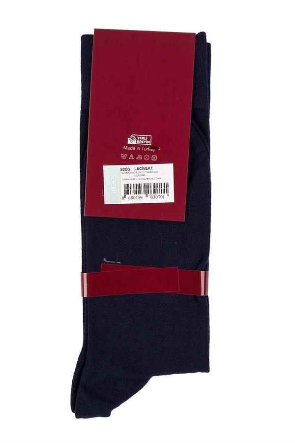 Erkek 6lı Likralı Modal Uzun Çorap 5200 Lacivert  JBR5200.006