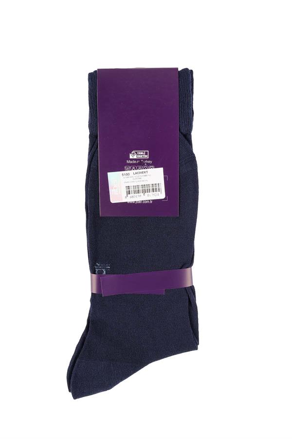 Erkek 6lı Modal Uzun Çorap 5100 Lacivert  JBR5100.006