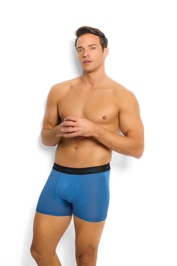 Erkek 6lı Modal Pamuklu Boxer 321 Sax Mavisi  JBR0321.006