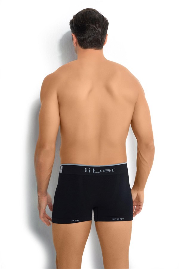 Erkek 6lı Siyah Mikrofiber Dikişsiz Boxer 276