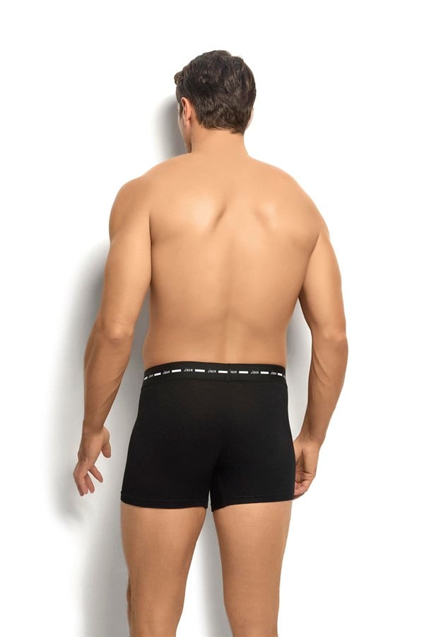 Erkek 6lı Modal Pamuklu Boxer 321 SİYAH  JBR0321.006