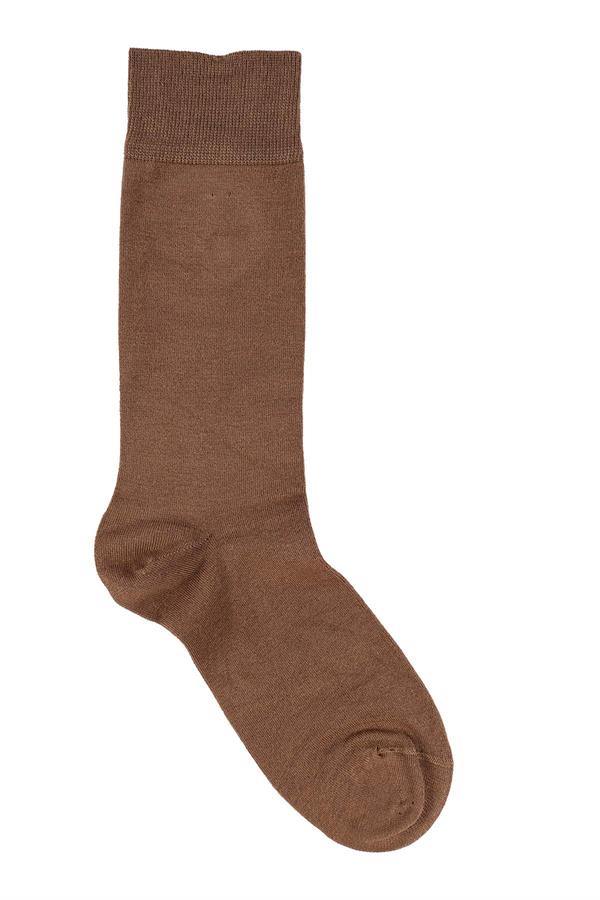 Erkek 6lı Likralı Modal Uzun Çorap 5200 Vizon  JBR5200.006