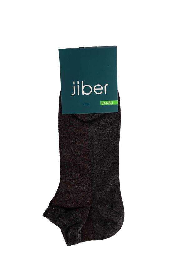 Erkek Antrasit Bambu Patik Çorap 6758
