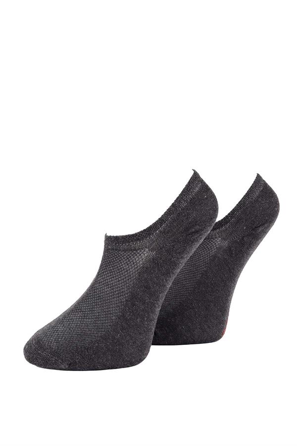 Erkek Antrasit Bambu Sneaker Çorap 7051