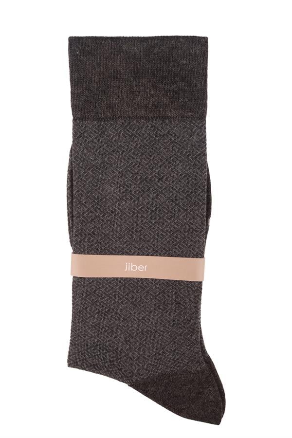 Erkek Antrasit Bambu Soket Çorap 5533
