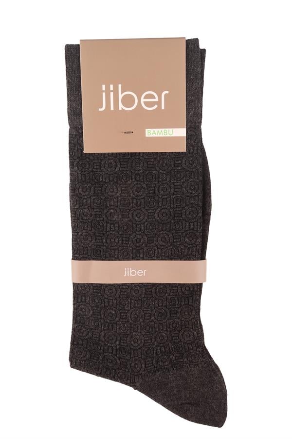 Erkek Antrasit Bambu Soket Çorap 5536