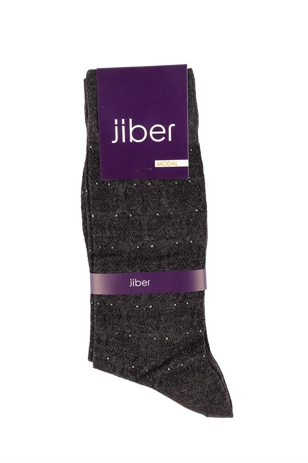 Erkek Antrasit Modal Uzun Çorap 5115