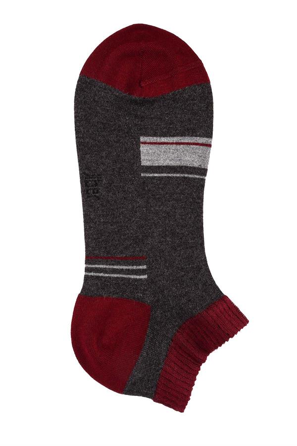 Erkek Antrasit Patik Modal Çorap 6112